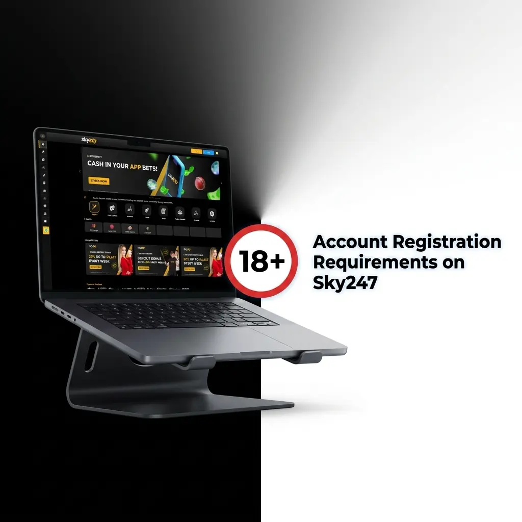 Sky247 account registration requirements including age limit, identity verification, and eligibility criteria for Indian users