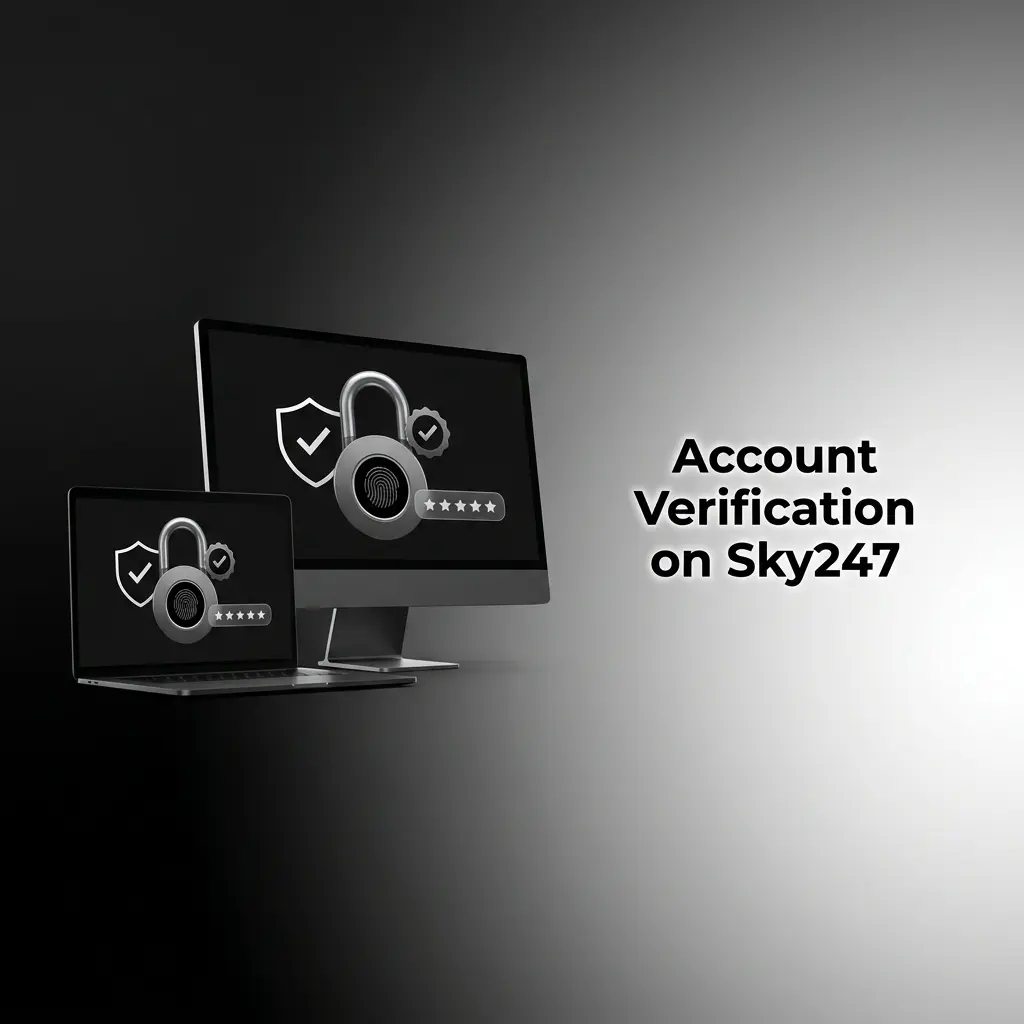 Sky247 account verification KYC process for Indian players showing document upload steps for identity confirmation
