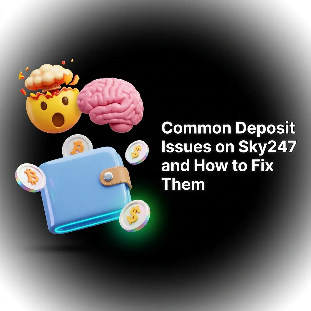 Sky247 common deposit issues including payment declined, bonus not applied, and verification steps to fix them