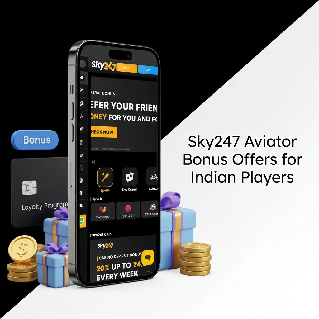 Sky247 Aviator bonus offers for Indian players including cashback, weekly casino boosts, and USDT crypto deposit rewards