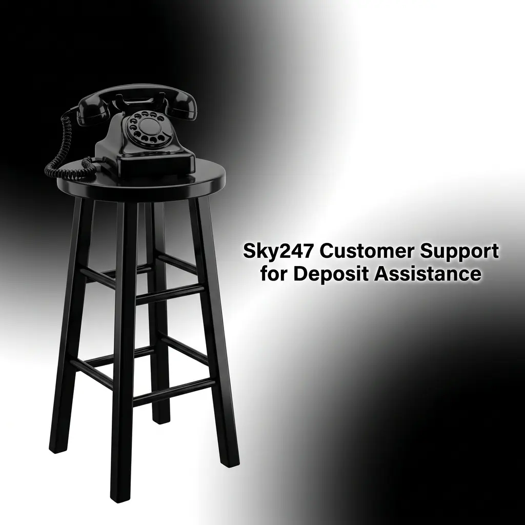 Sky247 customer support channels for deposit assistance including live chat, email, WhatsApp, Telegram, and help centre