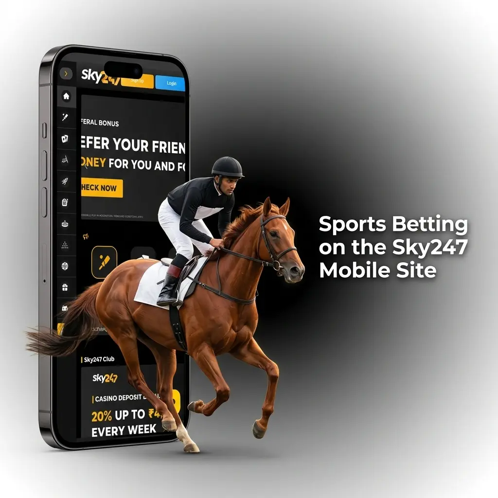 Sky247 mobile site sports betting options including cricket, football, kabaddi, tennis, and more for Indian bettors