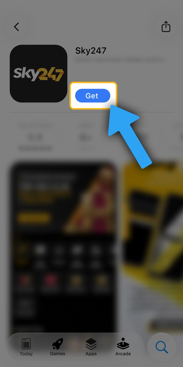 Open the official App Store page to install Sky247 Aviator on iOS.