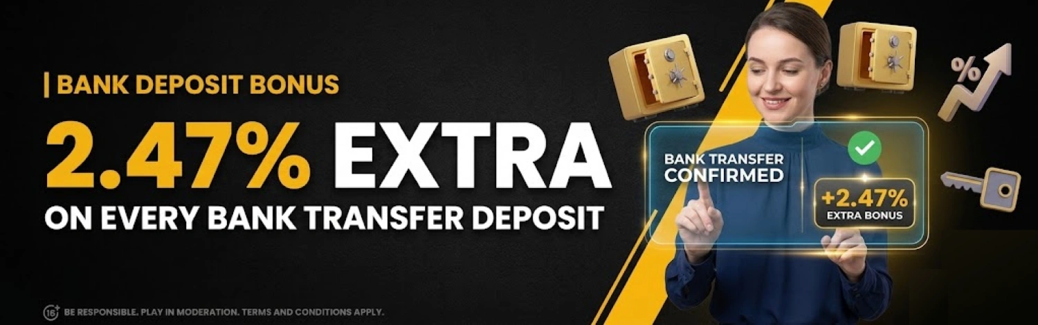 Get 2.47% extra Sky247 bonus cash on every transaction.