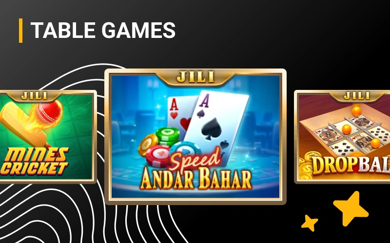 Play classic table casino games available on the Sky247 platform.