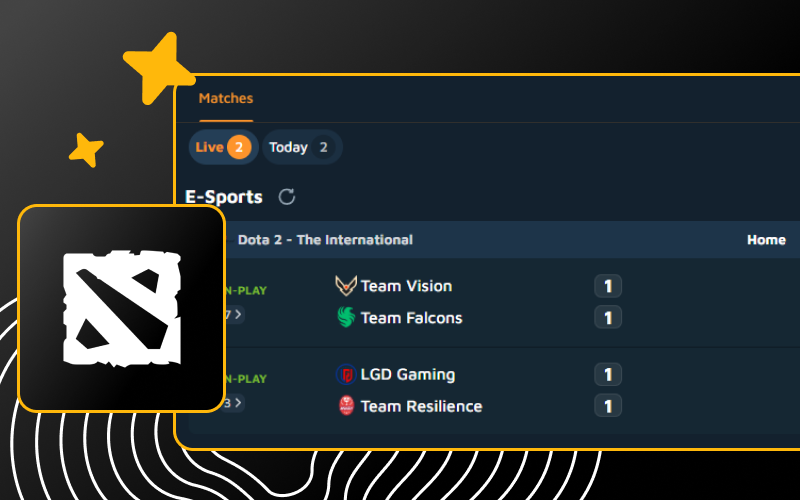 Bet on Dota 2 esports tournaments on the Sky247 platform.