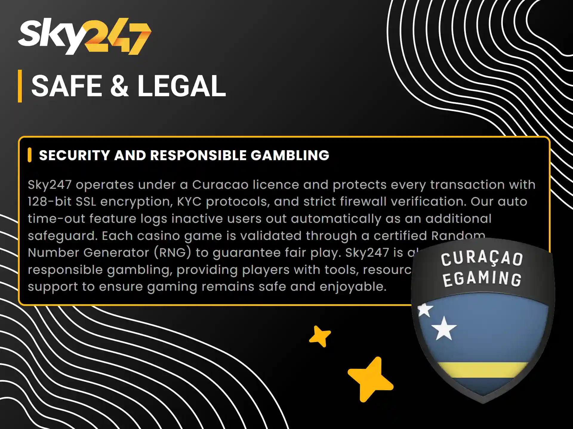 Check security measures ensuring Sky247 remains safe for online players.