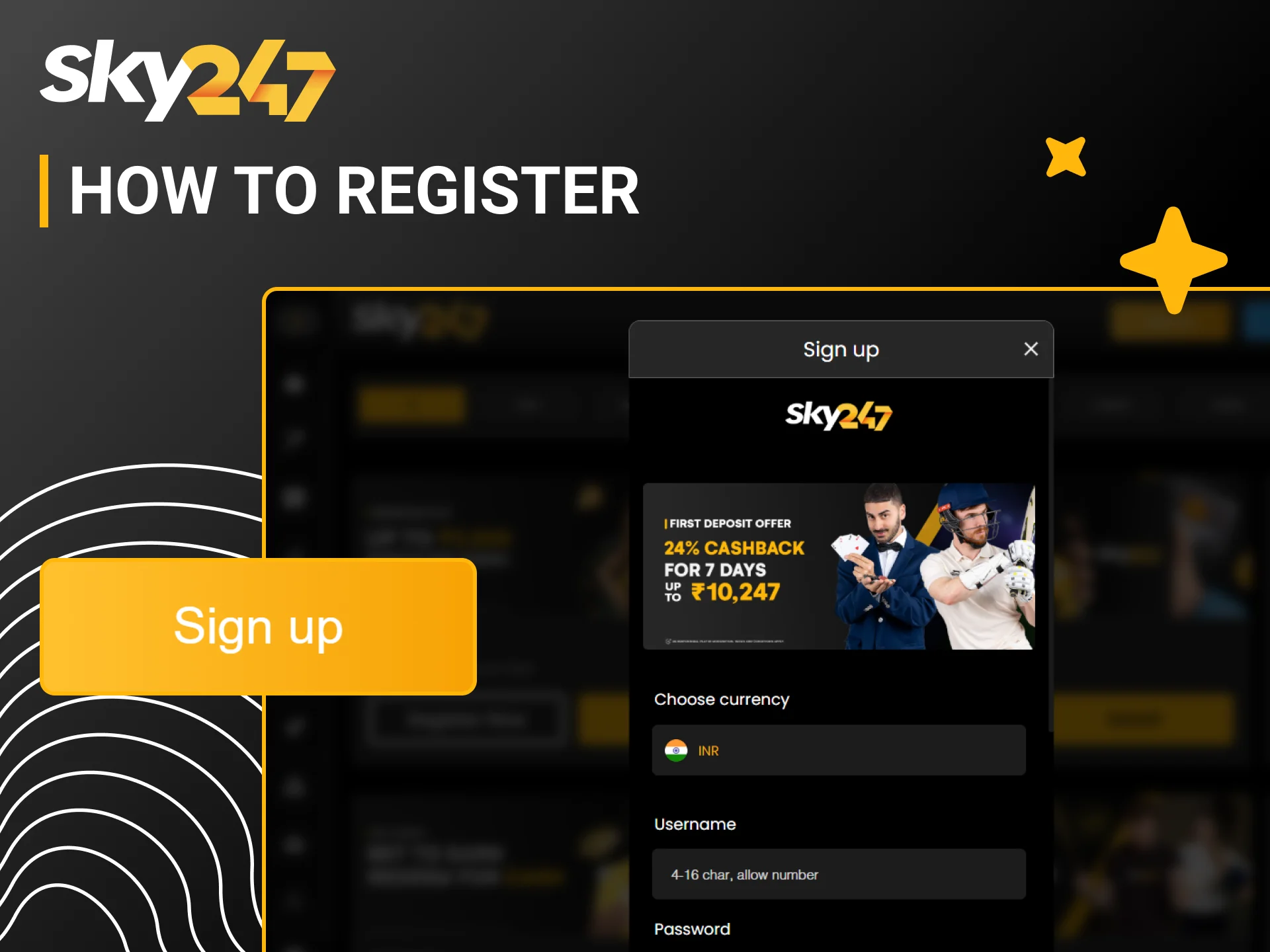Create a Sky247 personal profile to unlock full platform features.