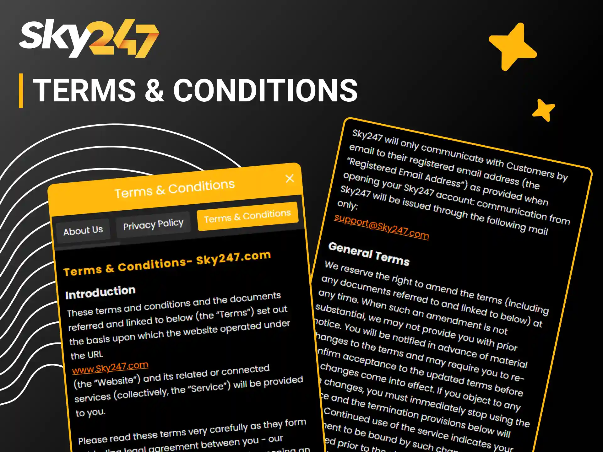 Read the full terms and conditions before wagering on Sky247.