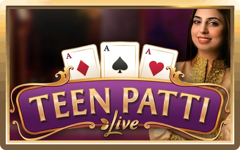 Experience classic Sky247 Teen Patti casino game with live betting.