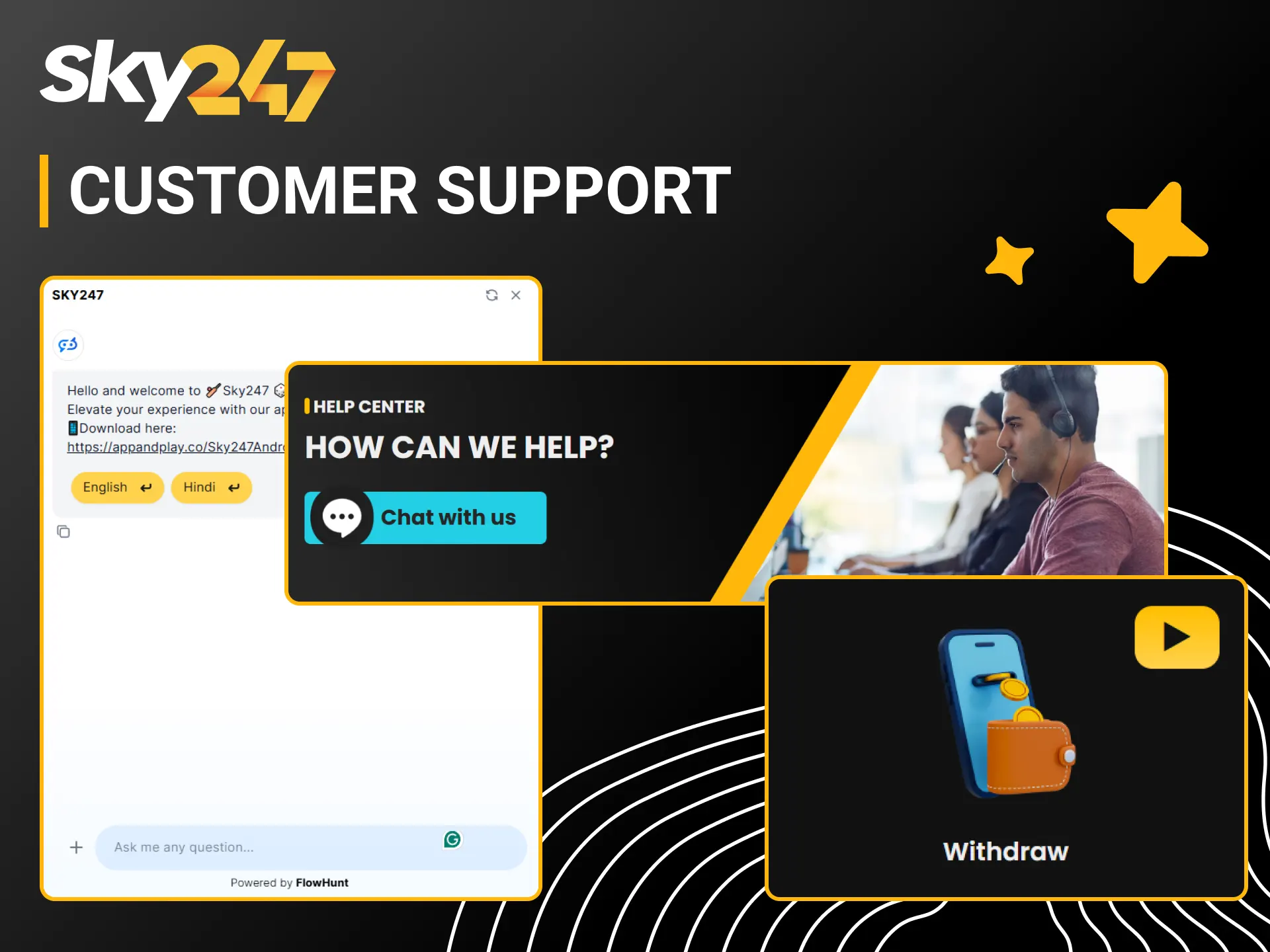 Contact technical support on Sky247 to resolve any withdrawal delays.